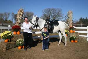 Arabian mare- WWA Kalila at the Horse Power Helaing Center Fall Festival.